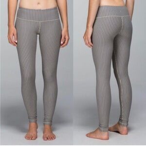 Lululemon Wunder Under Striped Leggings 4
